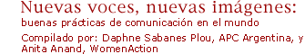 Nuevas voces, nuevas imágenes